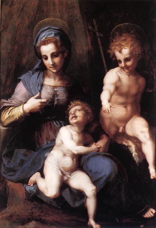 Andrea del Sarto Madonna and Child with the Young St John